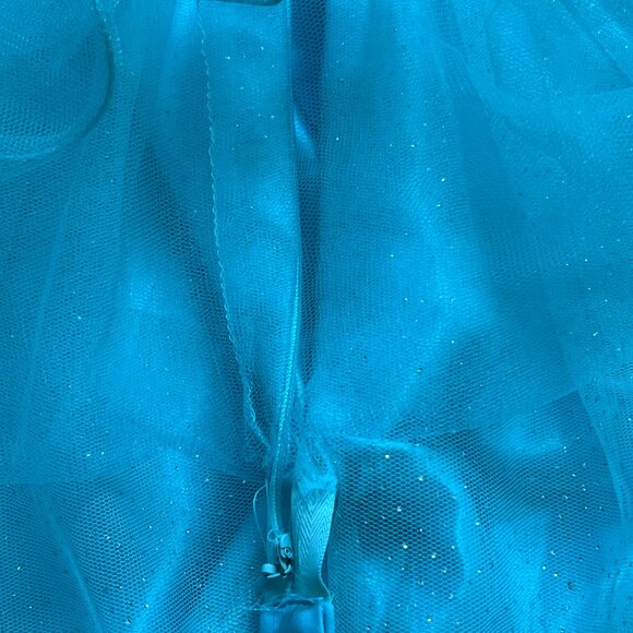 Hanna S Pre- Owned Aqua Mini Party Dress size 8 - Picture 12 of 13